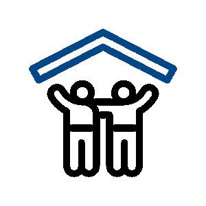 Ikona współdzielenia mieszkania